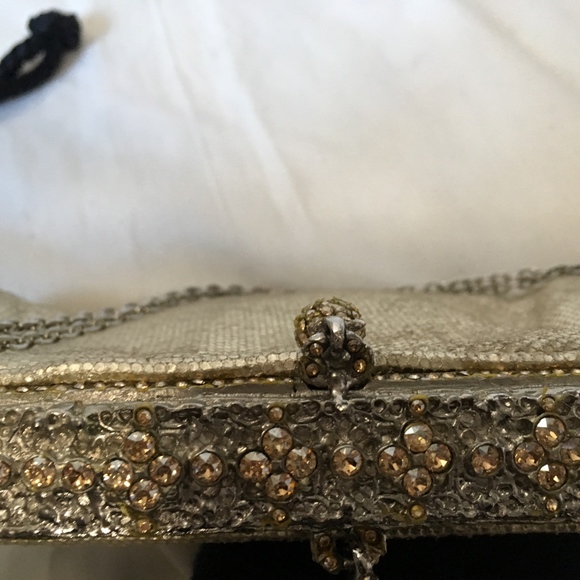 Clara Kasavina Gold Crystal Evening Clutch - Picture 4 of 6